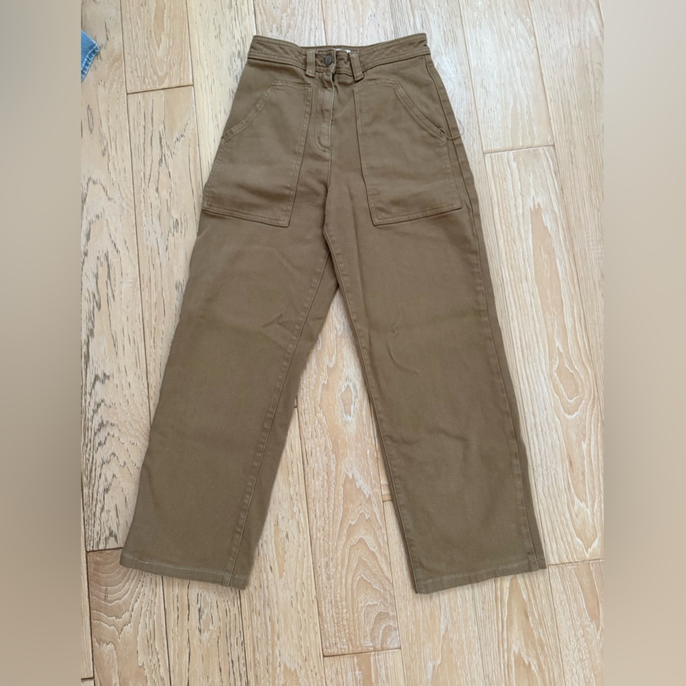 WILFRED FREE Women Pants High Rise Utility Straight Leg Gorpcore Workwear Size 4
